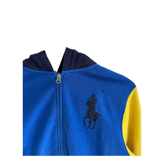 Vintage Polo Ralph Lauren Colorblock Zip Hoodie