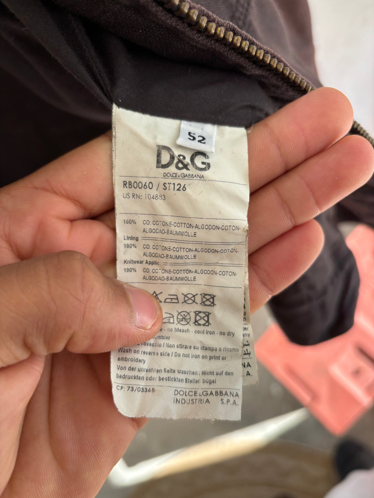 Vintage Dolce & Gabbana Utility Jacket Size L