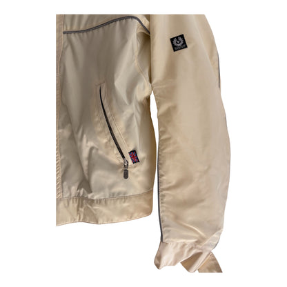 Vintage Belstaff Nylon Creme Bikerjacket