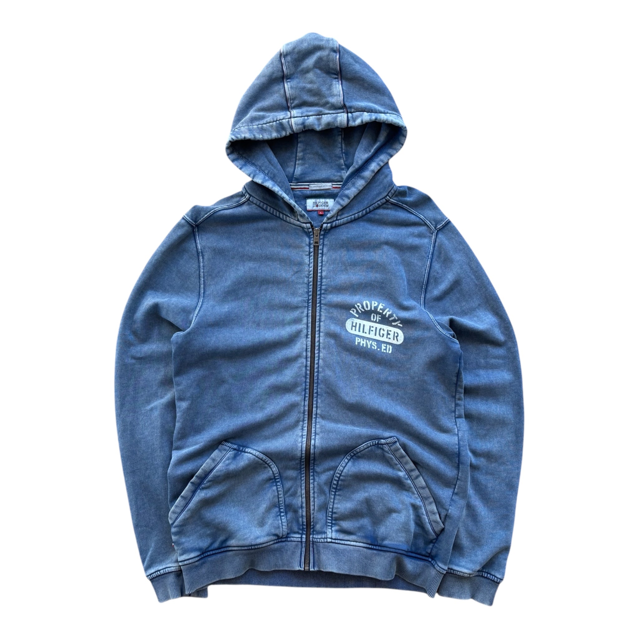 Vintage Hilfiger Denim Zip Hoodie