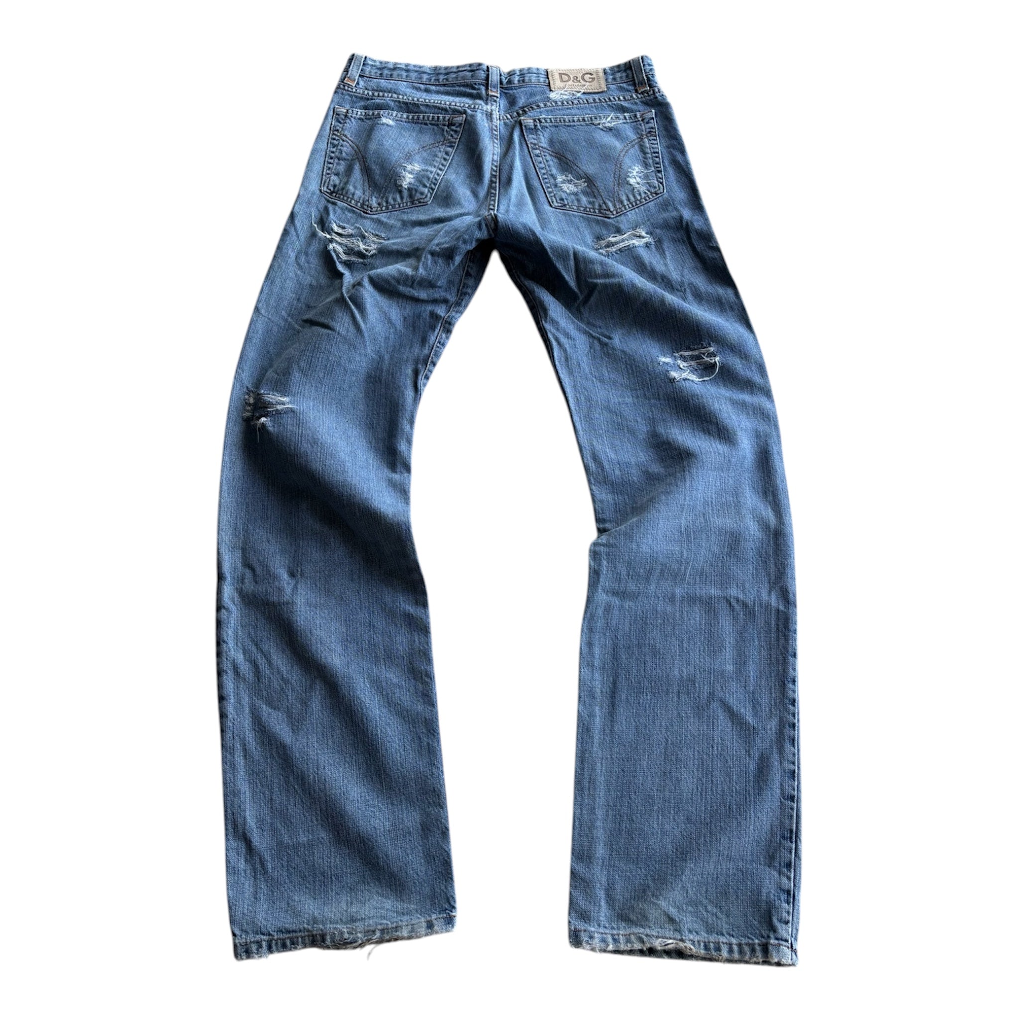 Vintage Dolce & Gabbana Distressed Denim