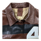 Vintage Dolce & Gabbana Brown Leather Jacket
