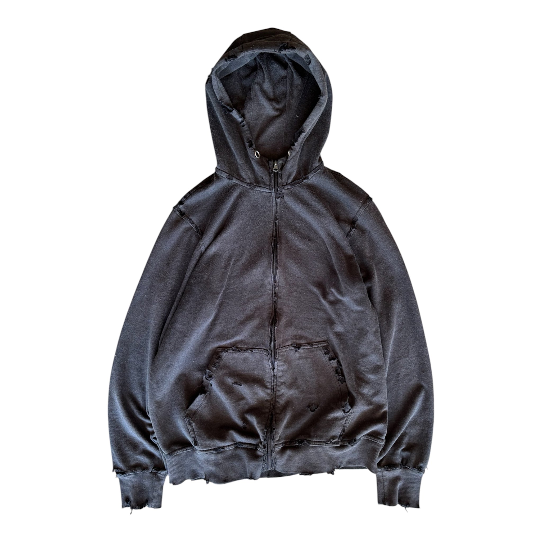 Vintage Sunfaded Distressed Hoodie