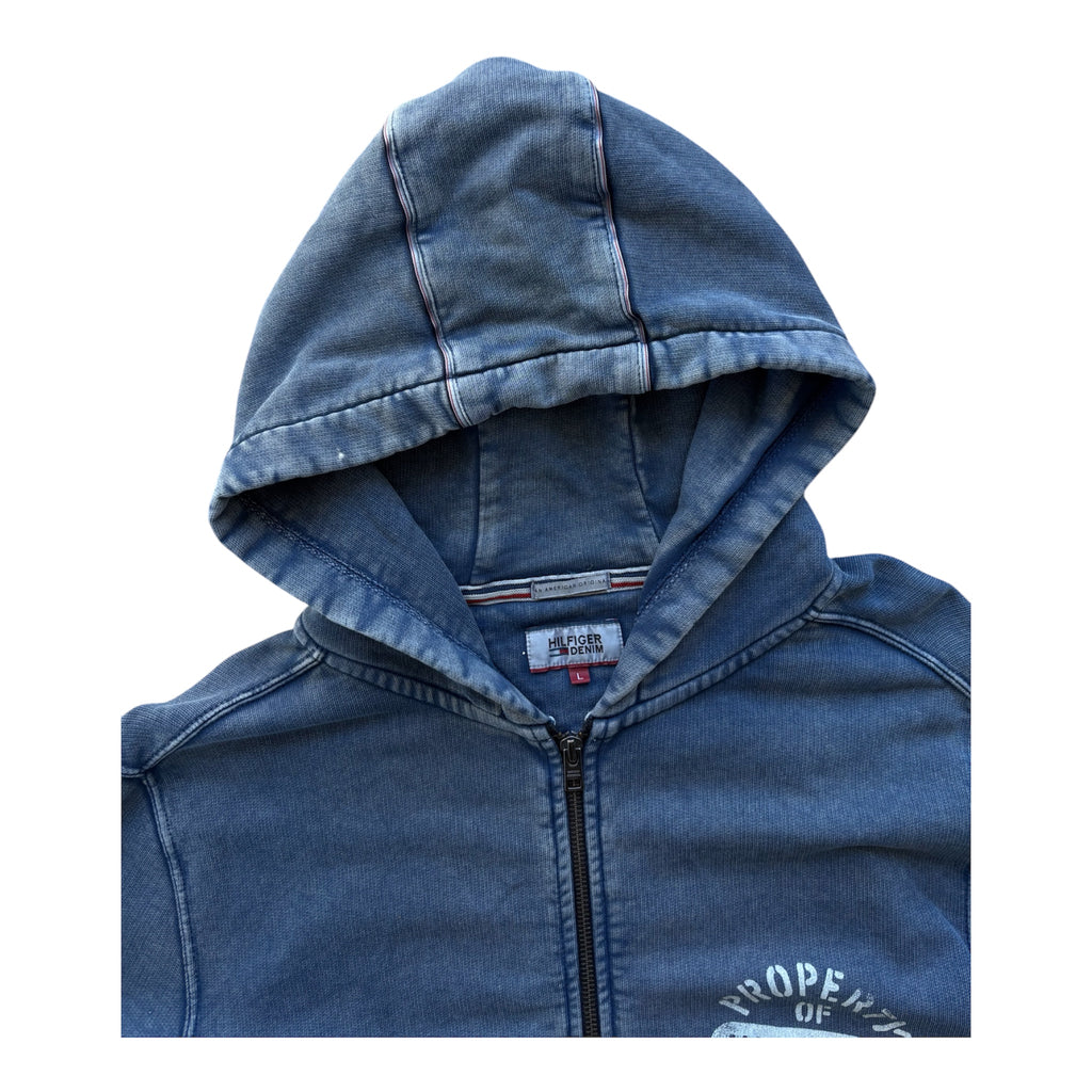 Vintage Hilfiger Denim Zip Hoodie