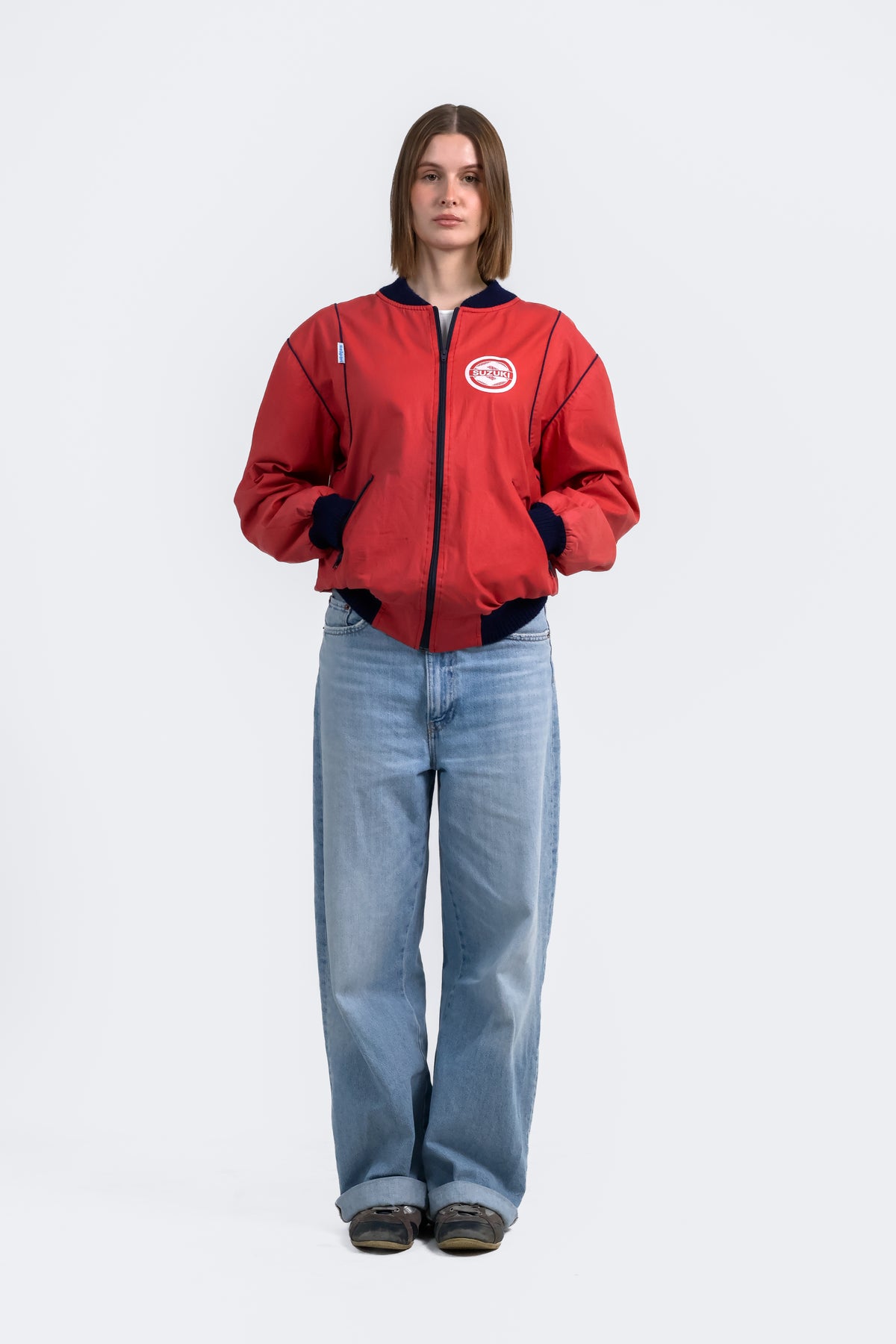 Vintage Suzuki Bomberjacke