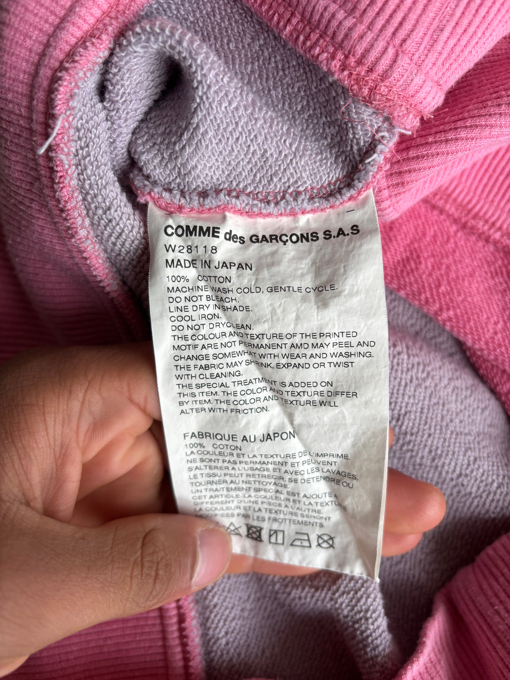 Comme des Garcons Shirt Hoodie