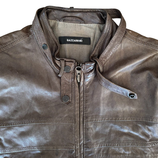 Vintage Gazzarini Lederjacke Size M