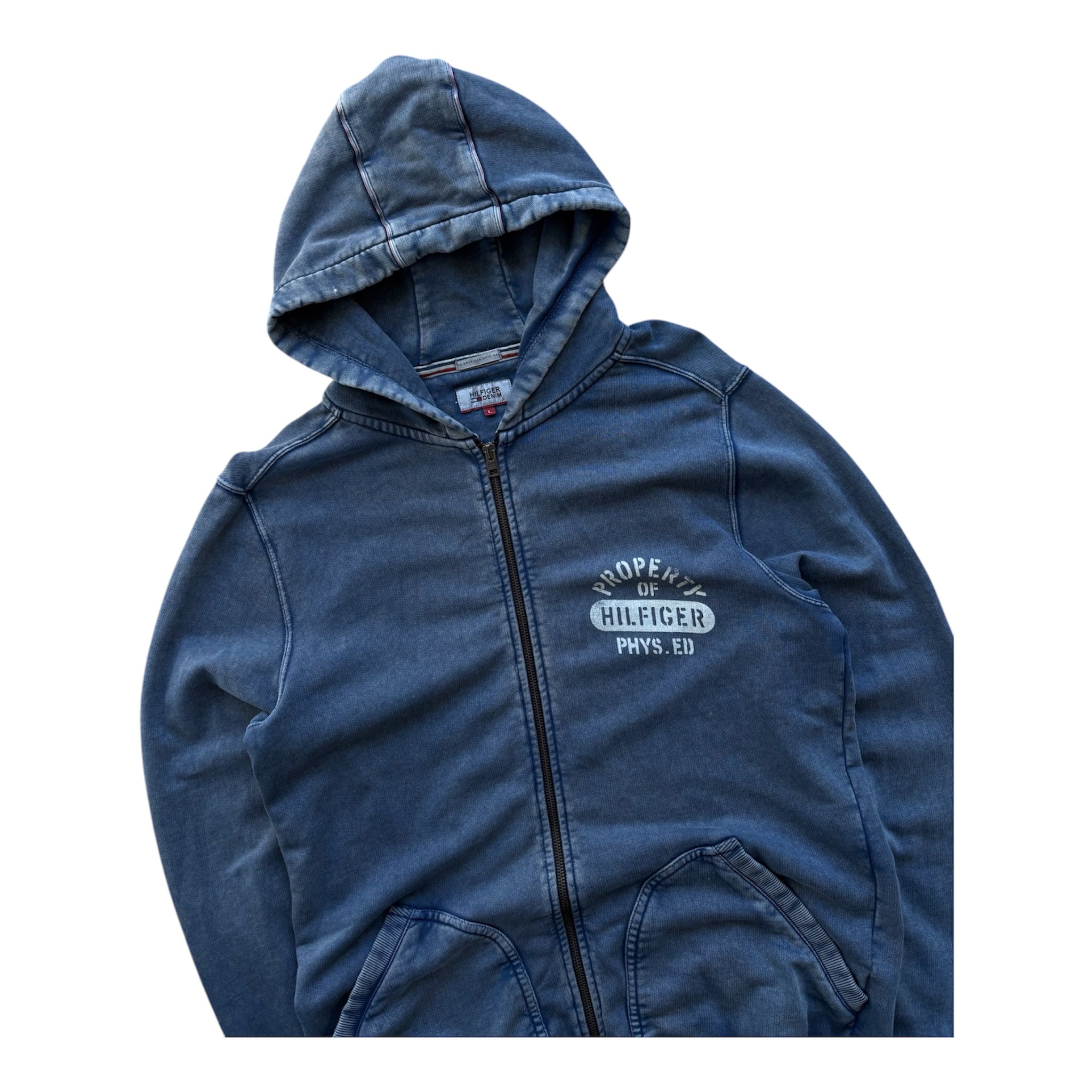 Vintage Hilfiger Denim Zip Hoodie