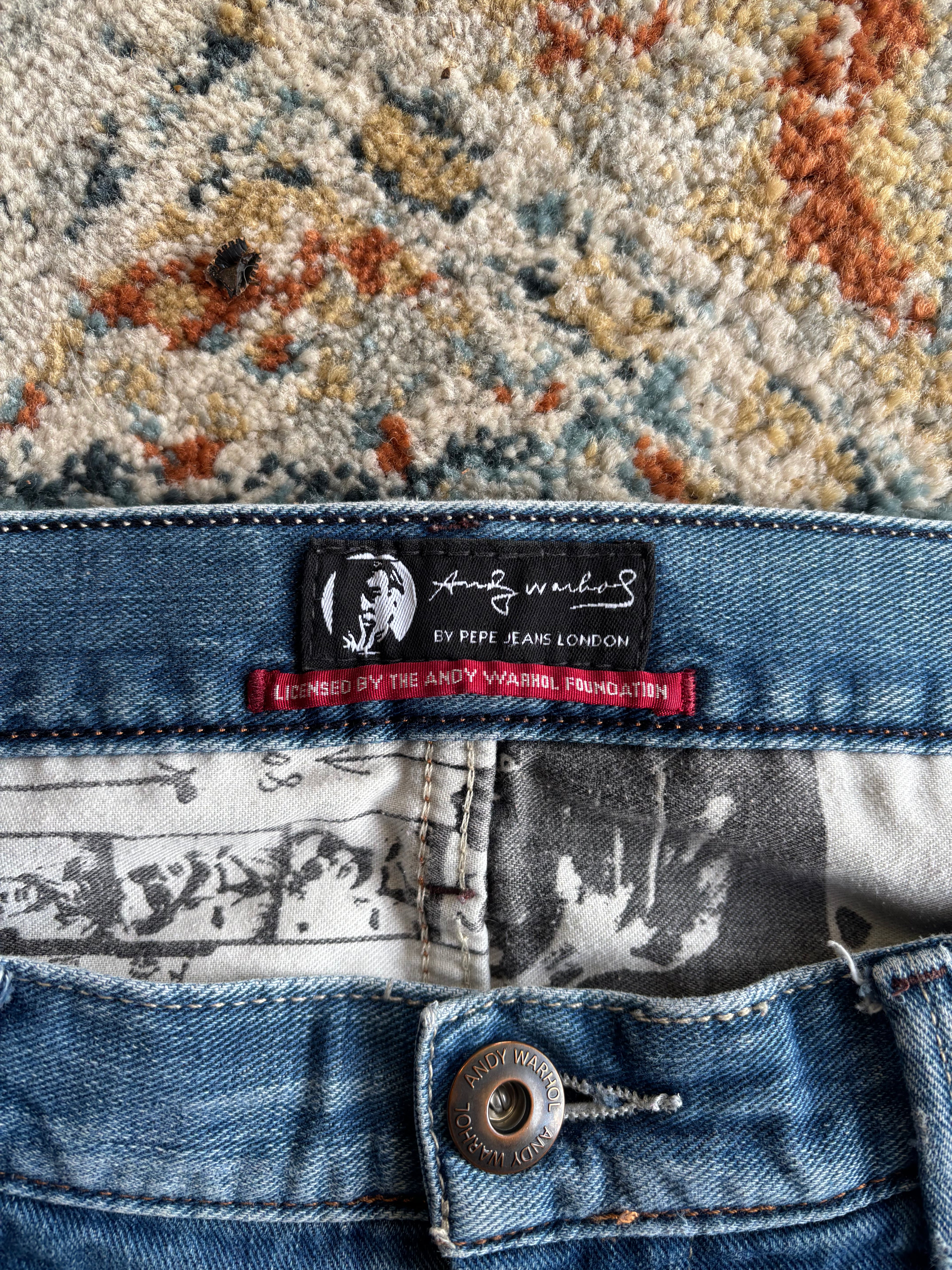 Vintage Andy Warhol Jeans