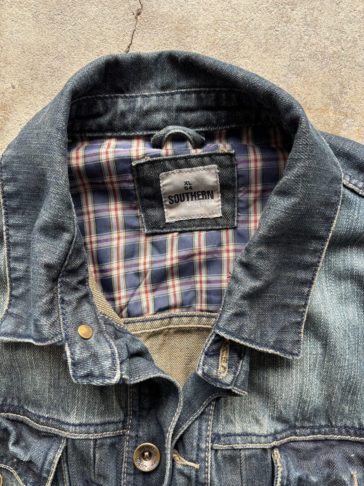 Vintage Southern Jeans Jacke Size XL