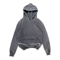 Vintage Washed Out Grey Distressed Hoodie