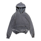 Vintage Washed Out Grey Distressed Hoodie
