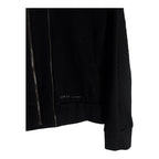 Vintage Guess Los Angeles Sweatjacke mit Lederpartien