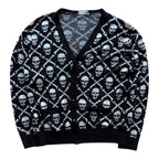 Vintage Denim & Supply Ralph Lauren Skull & Crossbones Cardigan