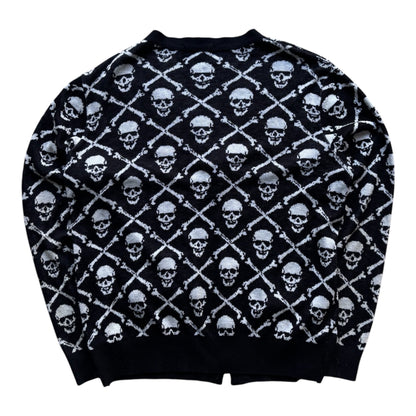 Vintage Denim & Supply Ralph Lauren Skull & Crossbones Cardigan