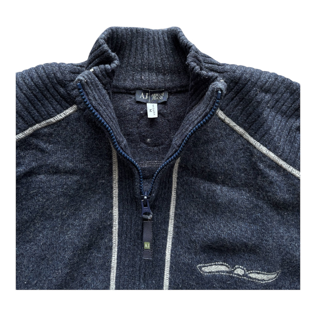 Vintage Armani Jeans Strickjacke