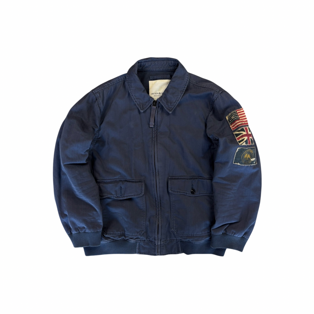 Vintage Ralph Lauren Denim & Supply Bomber Jacket
