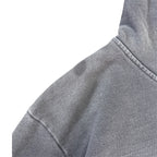 Vintage Washed Out Grey Distressed Hoodie