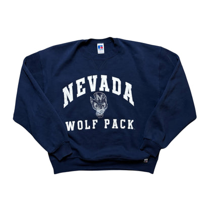 Vintage Nevada Wolf Pack Made in USA Sweatshirt Size L