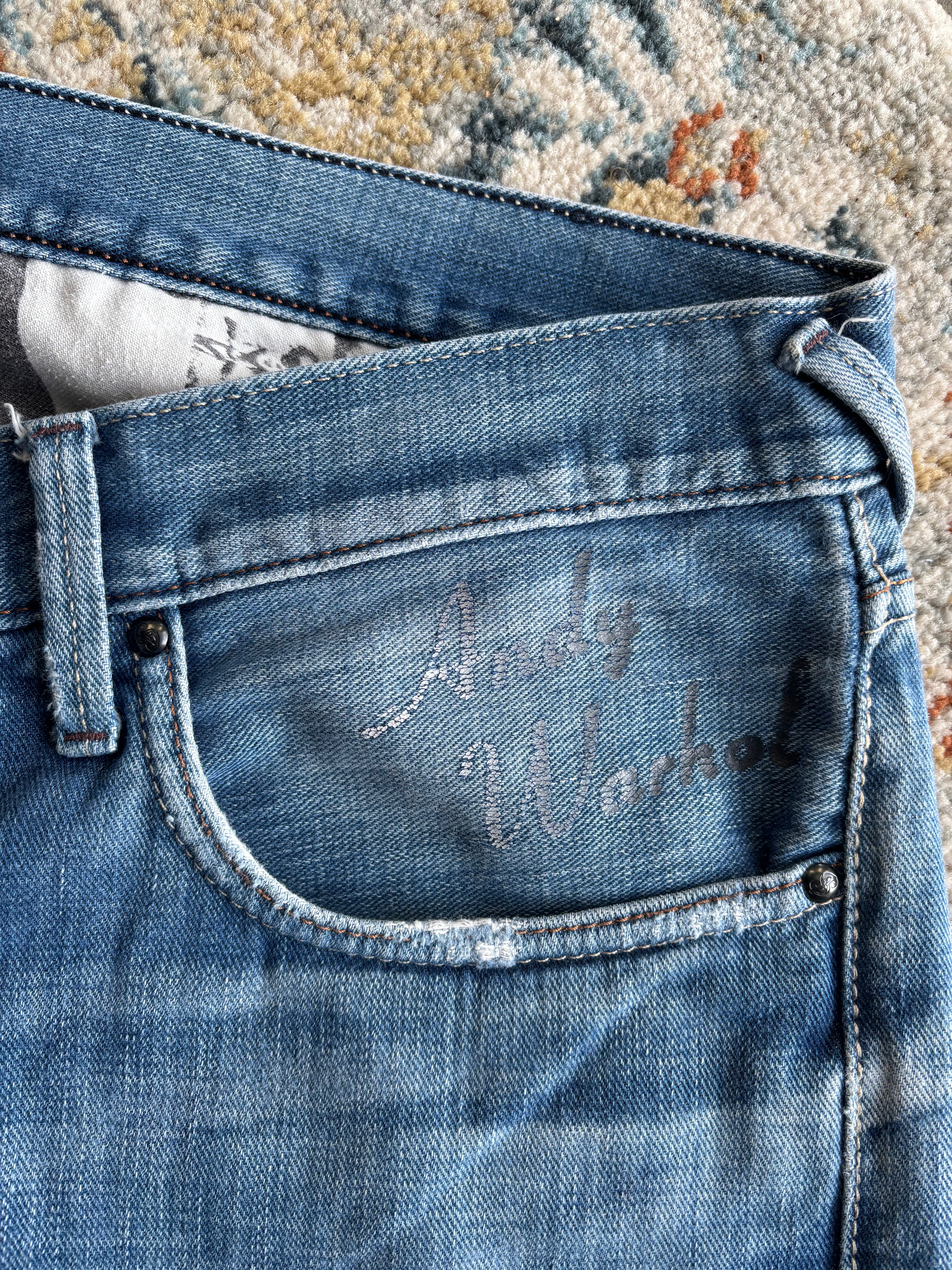 Vintage Andy Warhol Jeans