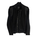 Vintage Guess Los Angeles Sweatjacke mit Lederpartien