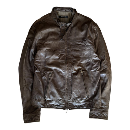 Vintage Gazzarini Lederjacke Size M