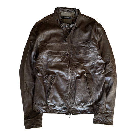 Vintage Gazzarini Lederjacke Size M