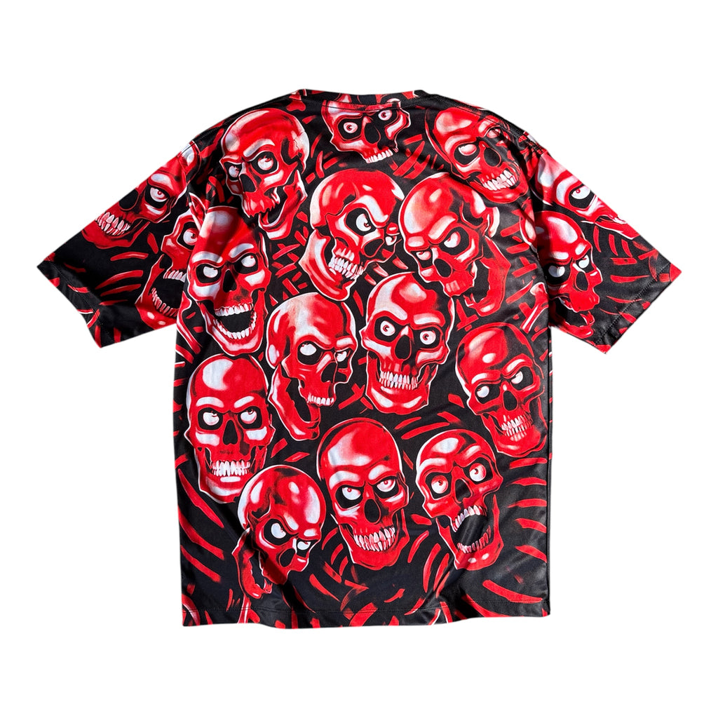 Vintage Liquid Skull T-Shirt Size XL