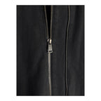 Vintage Guess Los Angeles Sweatjacke mit Lederpartien