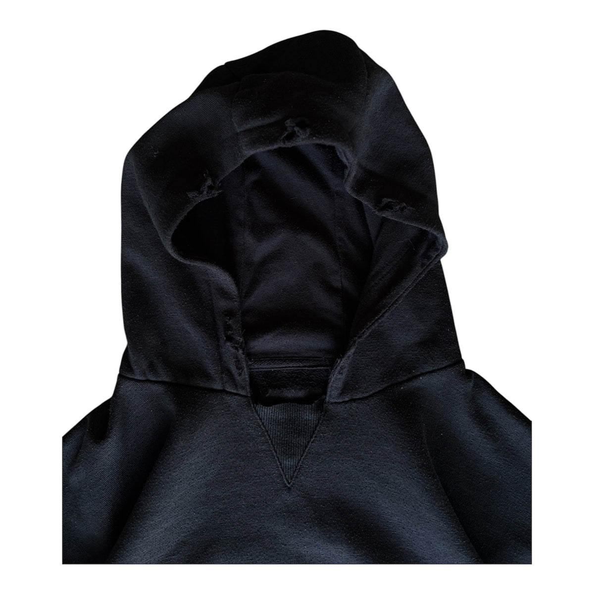 Vintage Distressed Cut Out Pocket Hoodie Size L