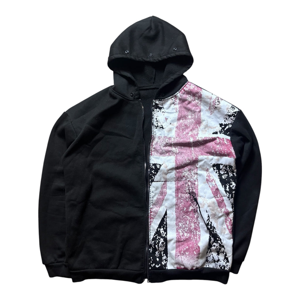 UK Printet Zip Hoodie