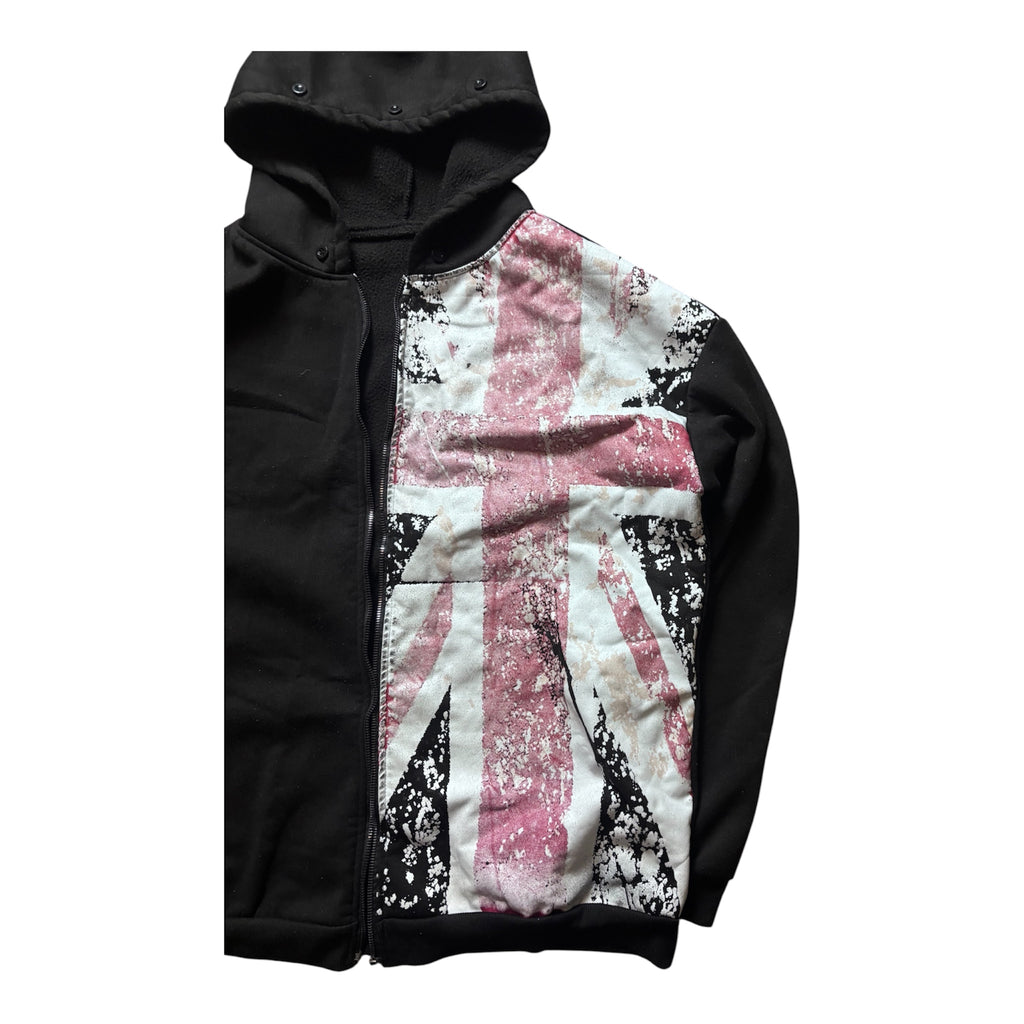 UK Printet Zip Hoodie
