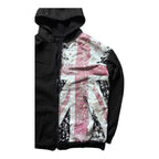 UK Printet Zip Hoodie