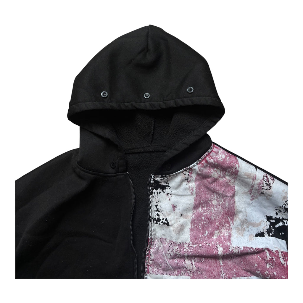 UK Printet Zip Hoodie