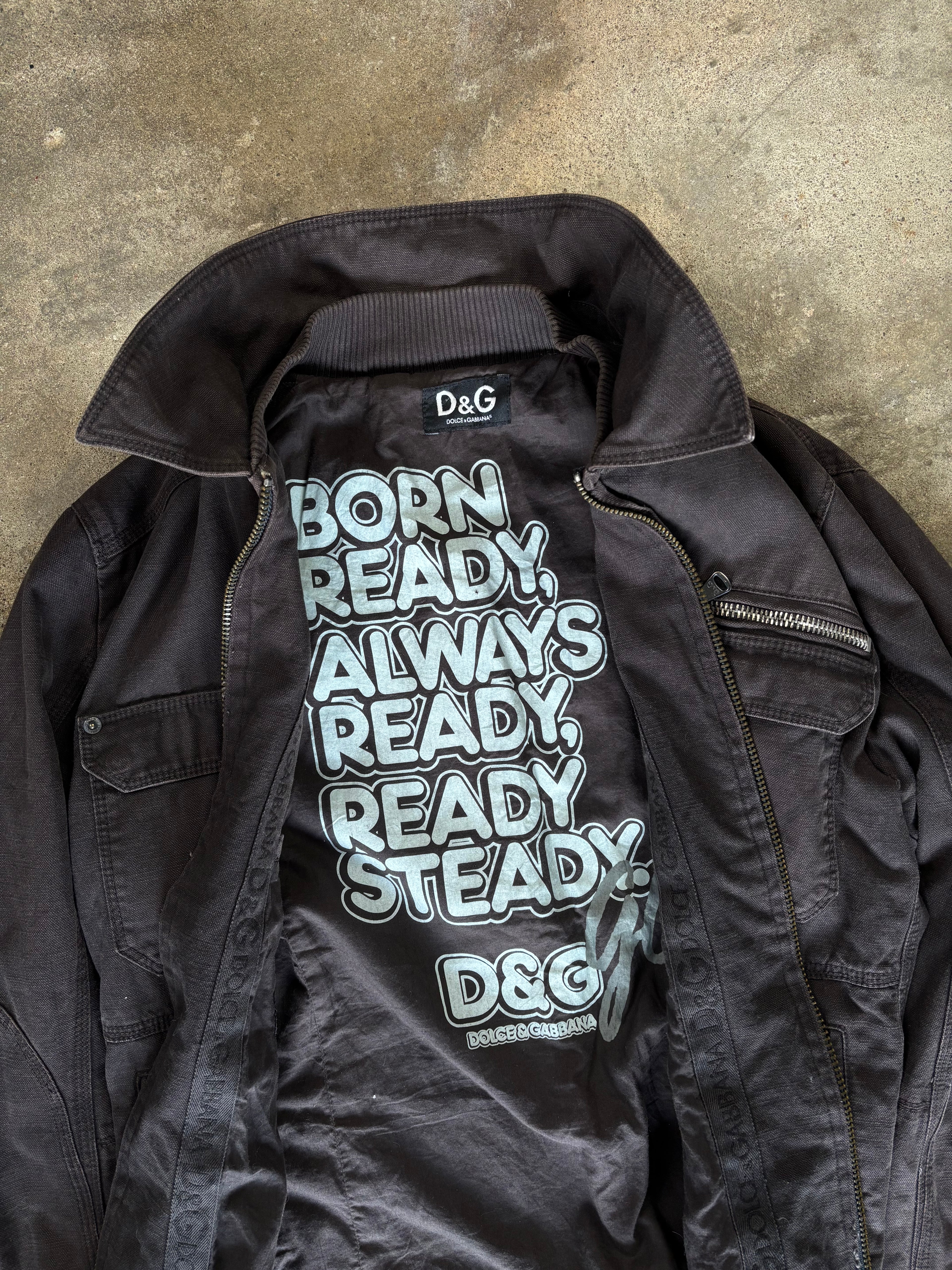 Vintage Dolce & Gabbana Utility Jacket from 1998s Bondage Collection