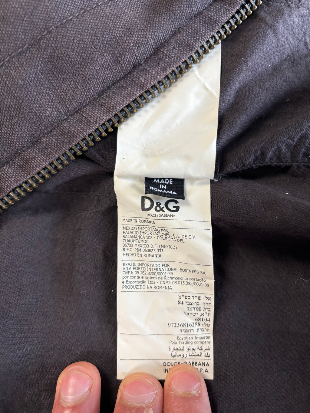 Vintage Dolce & Gabbana Utility Jacket from 1998s Bondage Collection