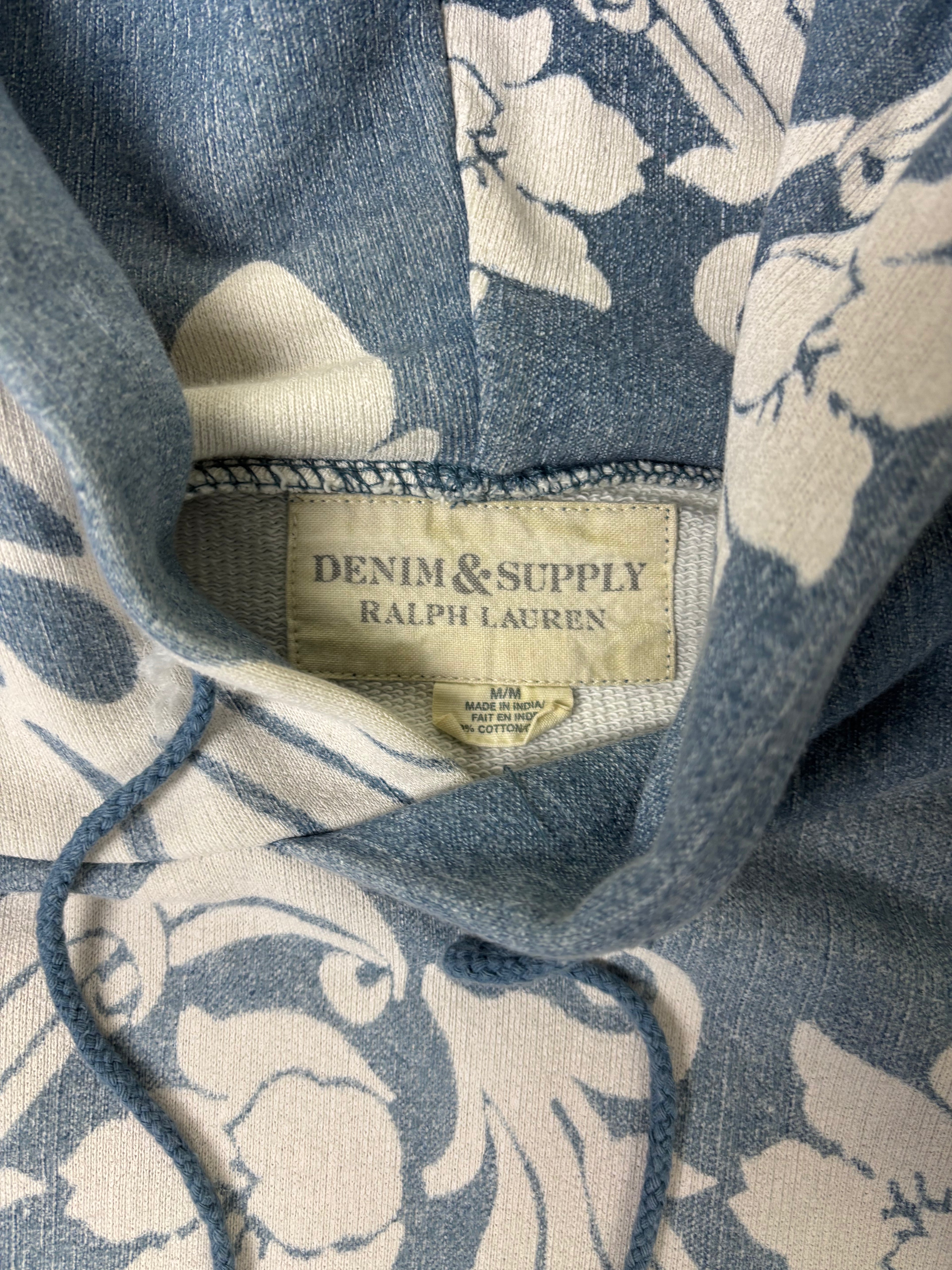 Ralph Lauren Denim & Supply Floral Cotton Hoodie