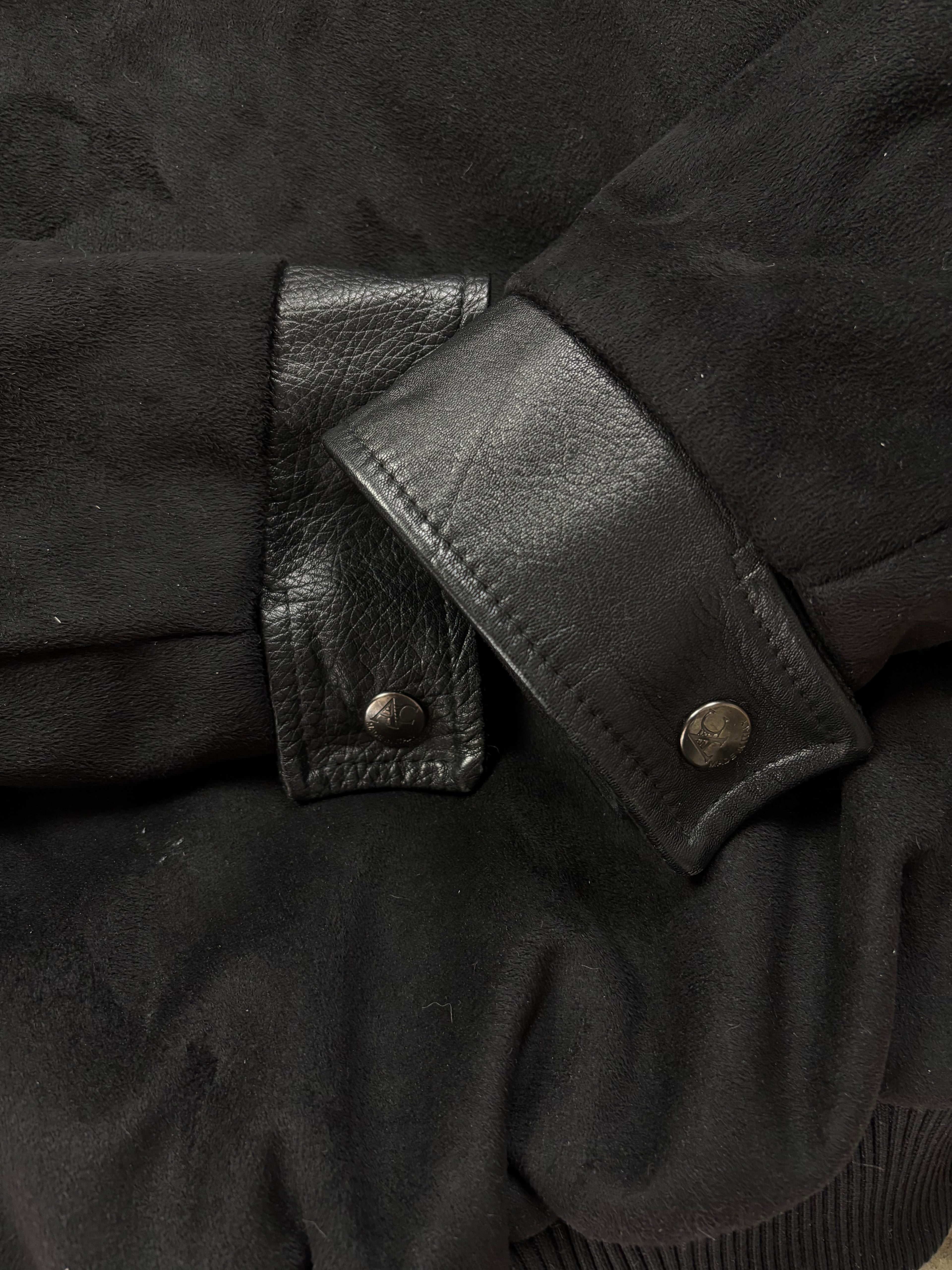 Vintage Suede Leather Jacket Size L