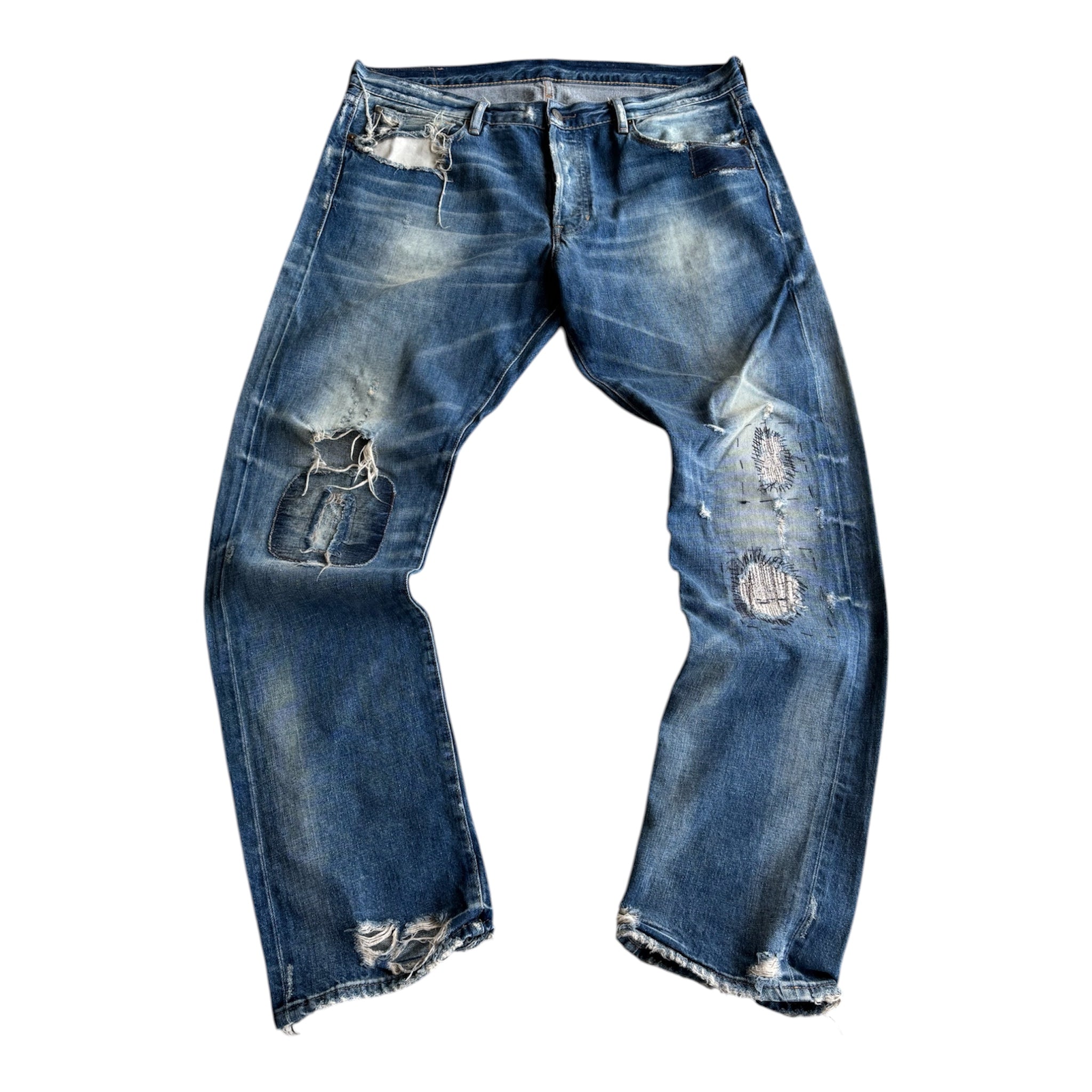 Ralph Lauren Denim & Supply Distressed and Repaired