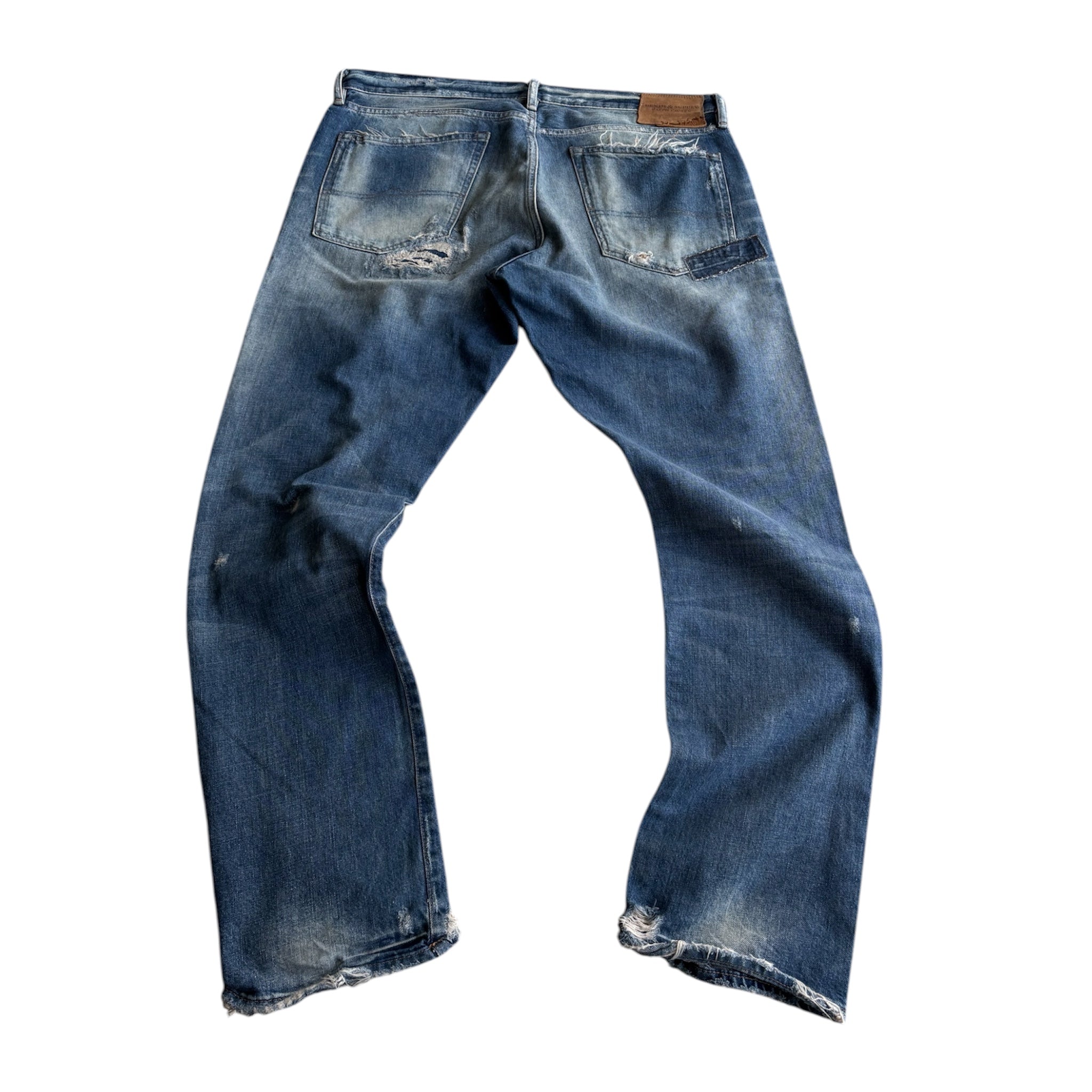 Ralph Lauren Denim & Supply Distressed and Repaired