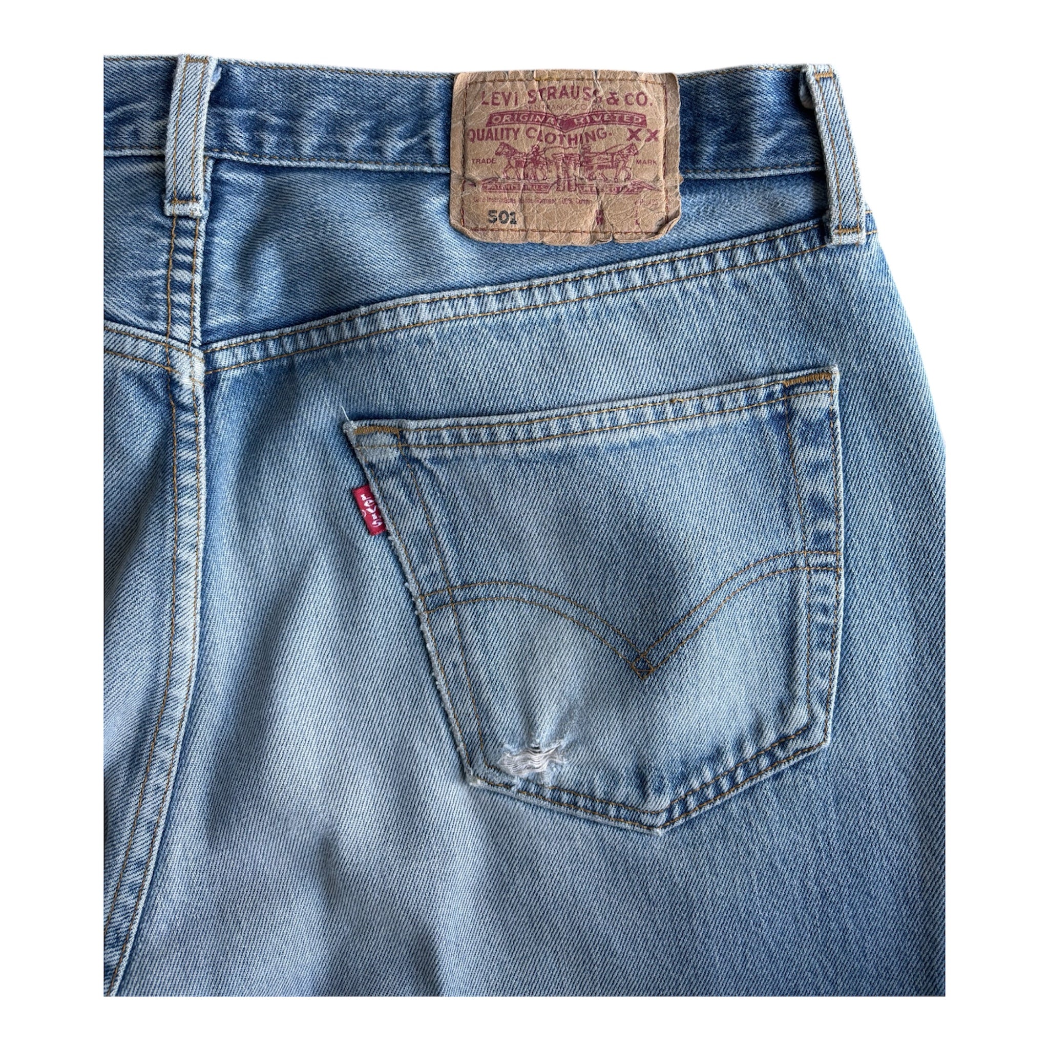 Vintage Distressed Levis 501