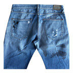 Vintage Andy Warhol Backprint Denim
