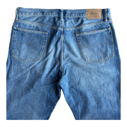 Vintage Polo Ralph Lauren Distressed & Repaired Straight Leg Jeans