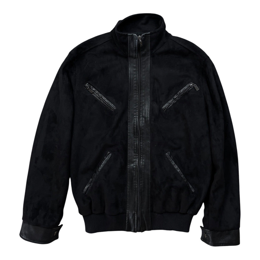 Vintage Suede Leather Jacket Size L