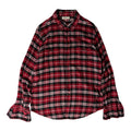 Saint Laurent Paris Tartan Western Style Flannel Shirt Size L