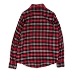 Saint Laurent Paris Tartan Western Style Flannel Shirt Size L