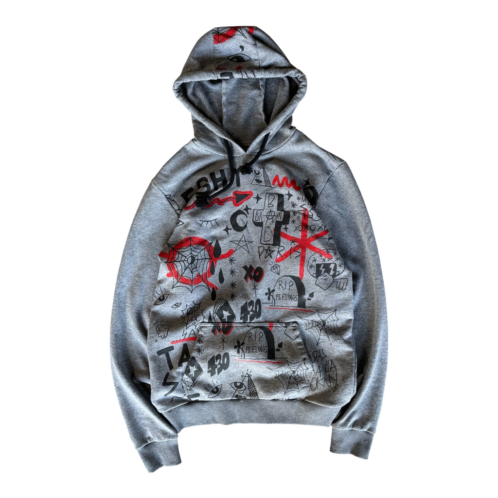 Takeshy Kurosawa Graffiti Hoodie Size M