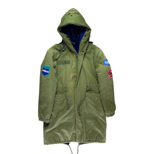 Vintage Military Green Parka Size S