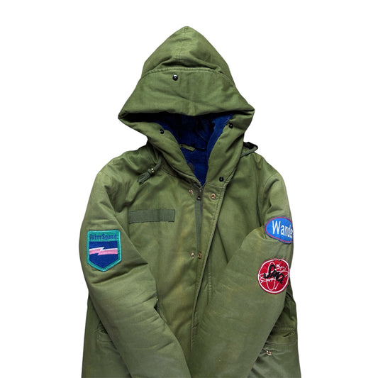 Vintage Military Green Parka Size S