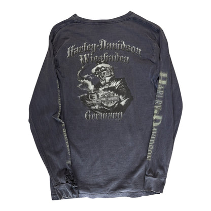 Vintage Distressed Harley Davidson Longsleeve Size S